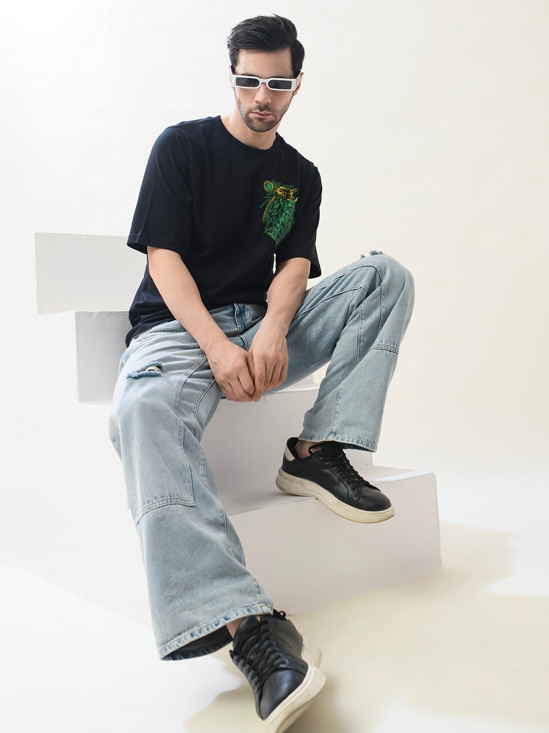 HERB-ATTACK Oversized T-Shirt | PUNK Weed Collection – New In