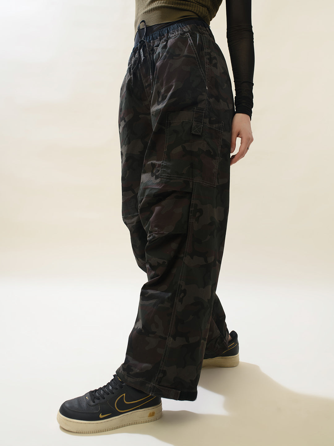 CAMO-FLOW Women Cargos | New In by PUNK – Street & Party Vibes