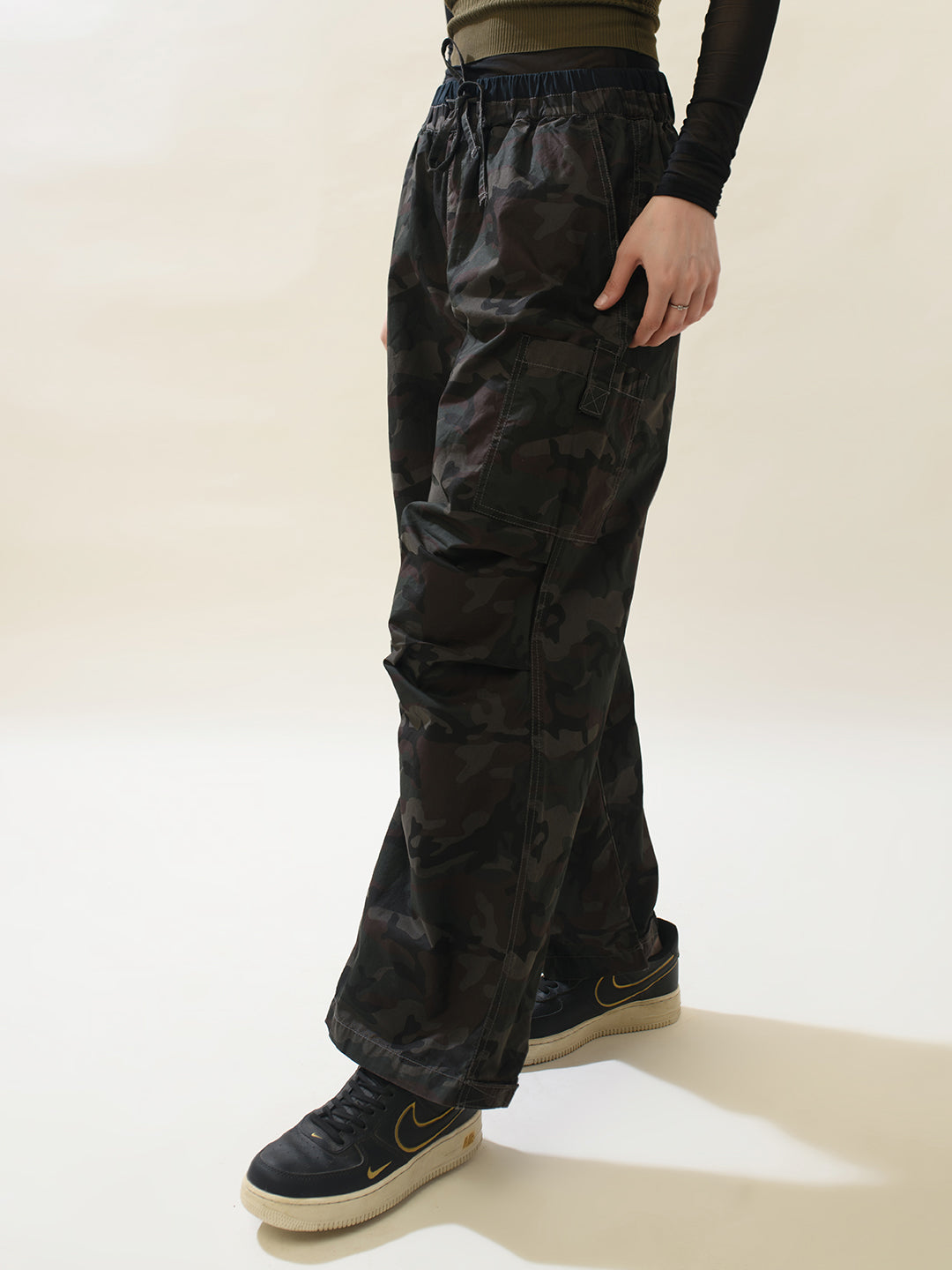 CAMO-FLOW Women Cargos | New In by PUNK – Street & Party Vibes