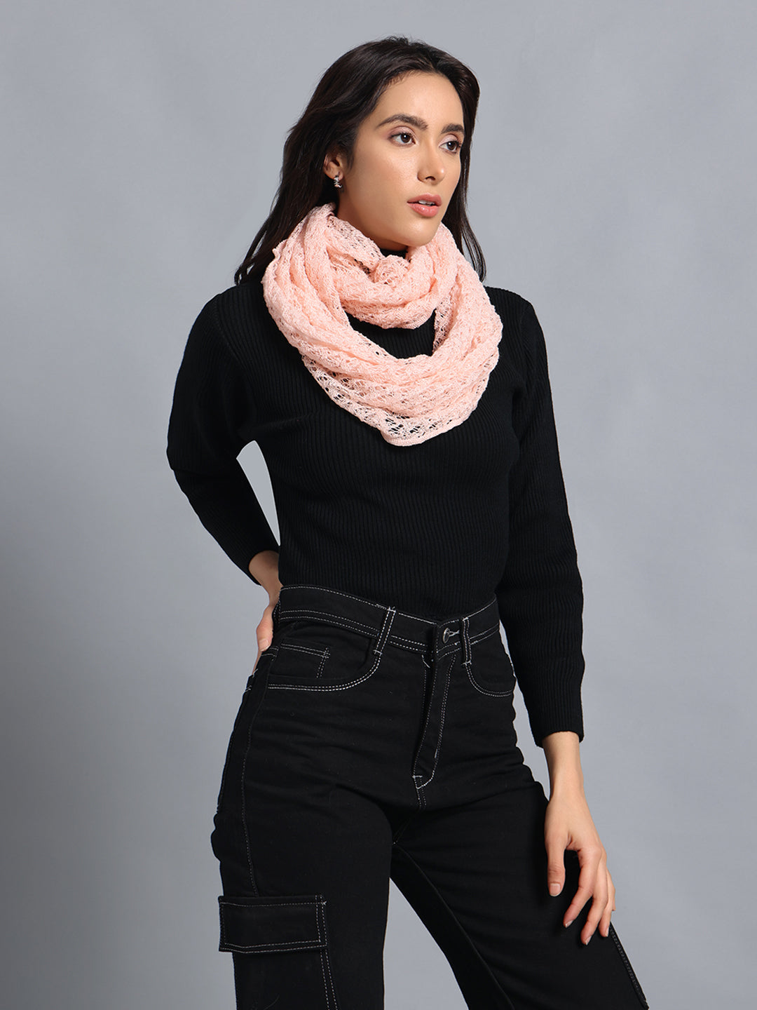 PUNK Pink Infinity Muffler, Snood & Scarves