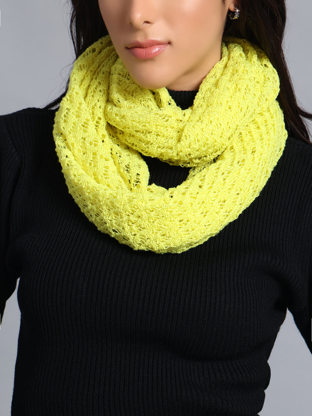 PUNK Yellow Infinity Muffler, Snood & Scarves