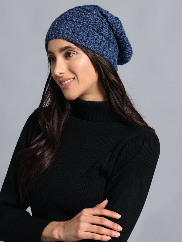 PUNK Blue Beanie – Unisex Winterwear for All Occasions