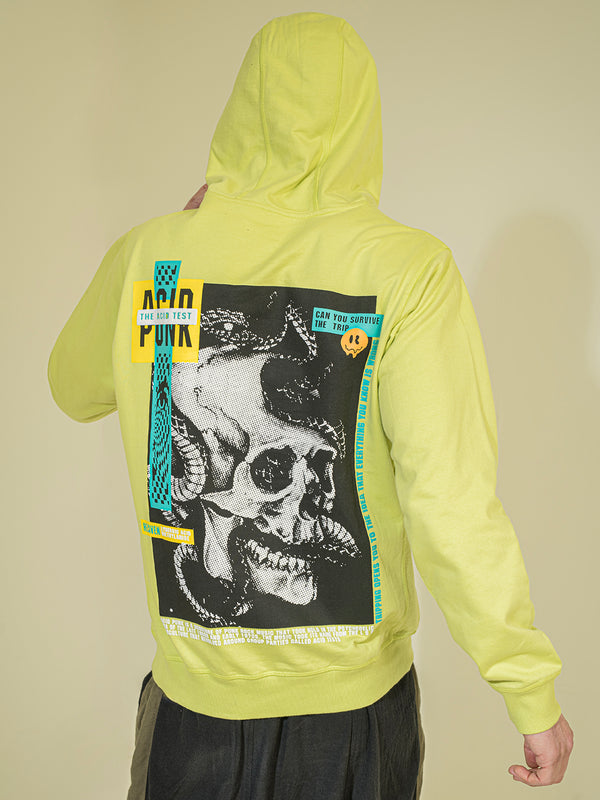 Punk ACID-PUNK Lime Green Sweatshirt