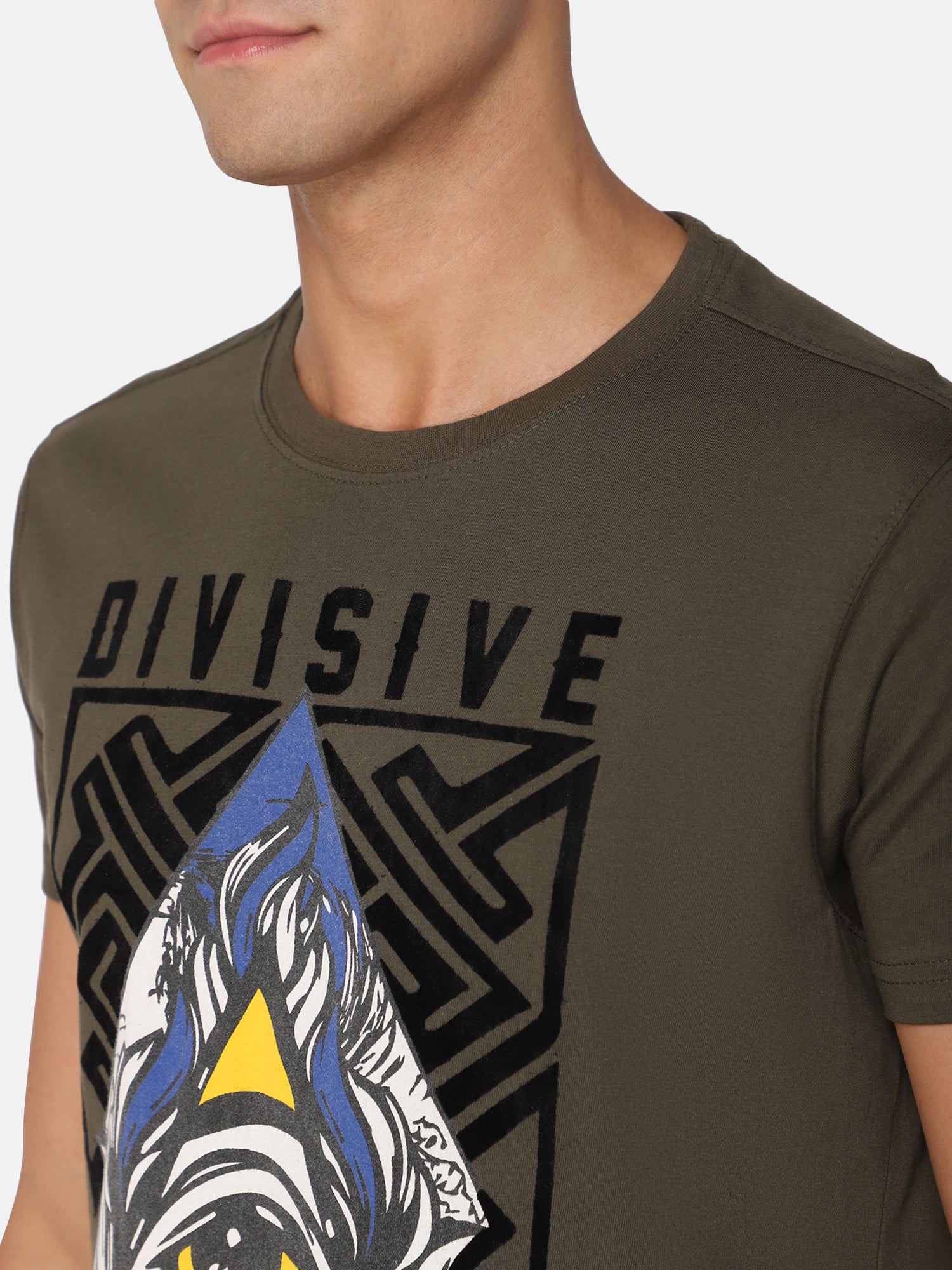 Punk DIVISIVE Olive T-shirt
