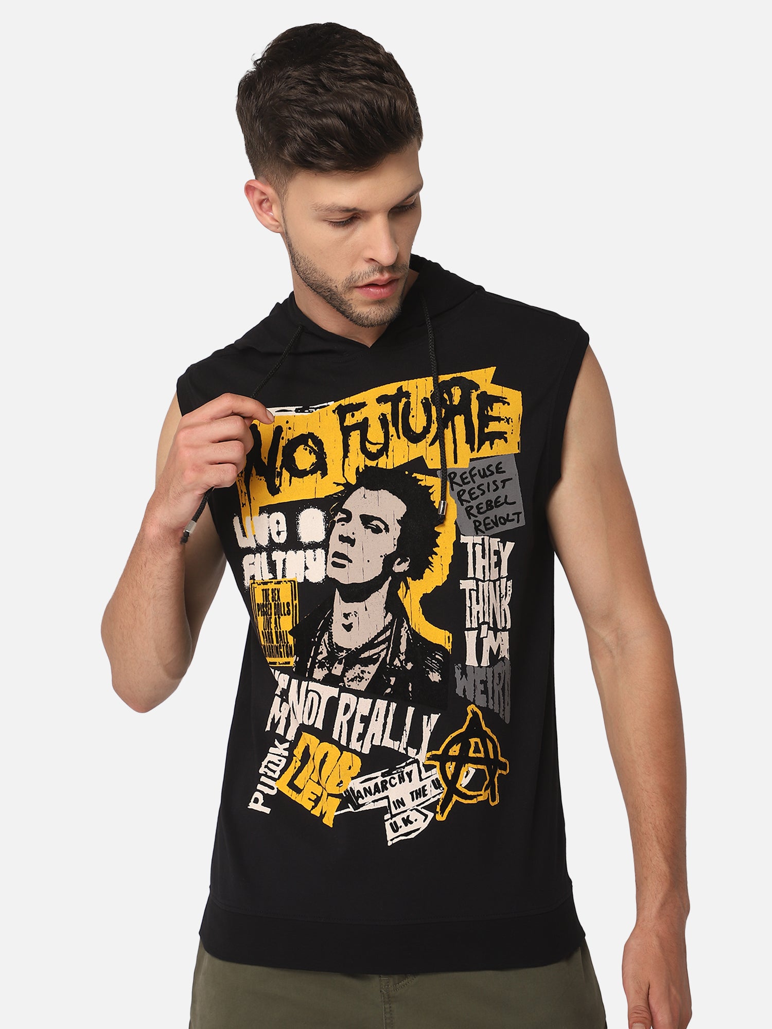 Punk NO-FUTURE Oversized T-shirt