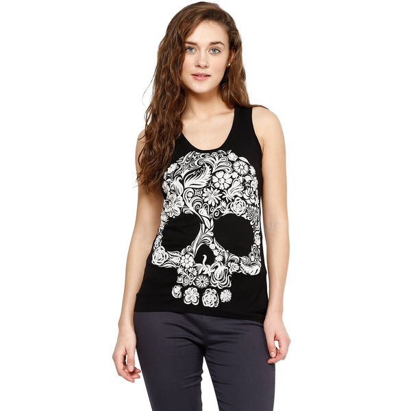 FLOWERY-SKULL