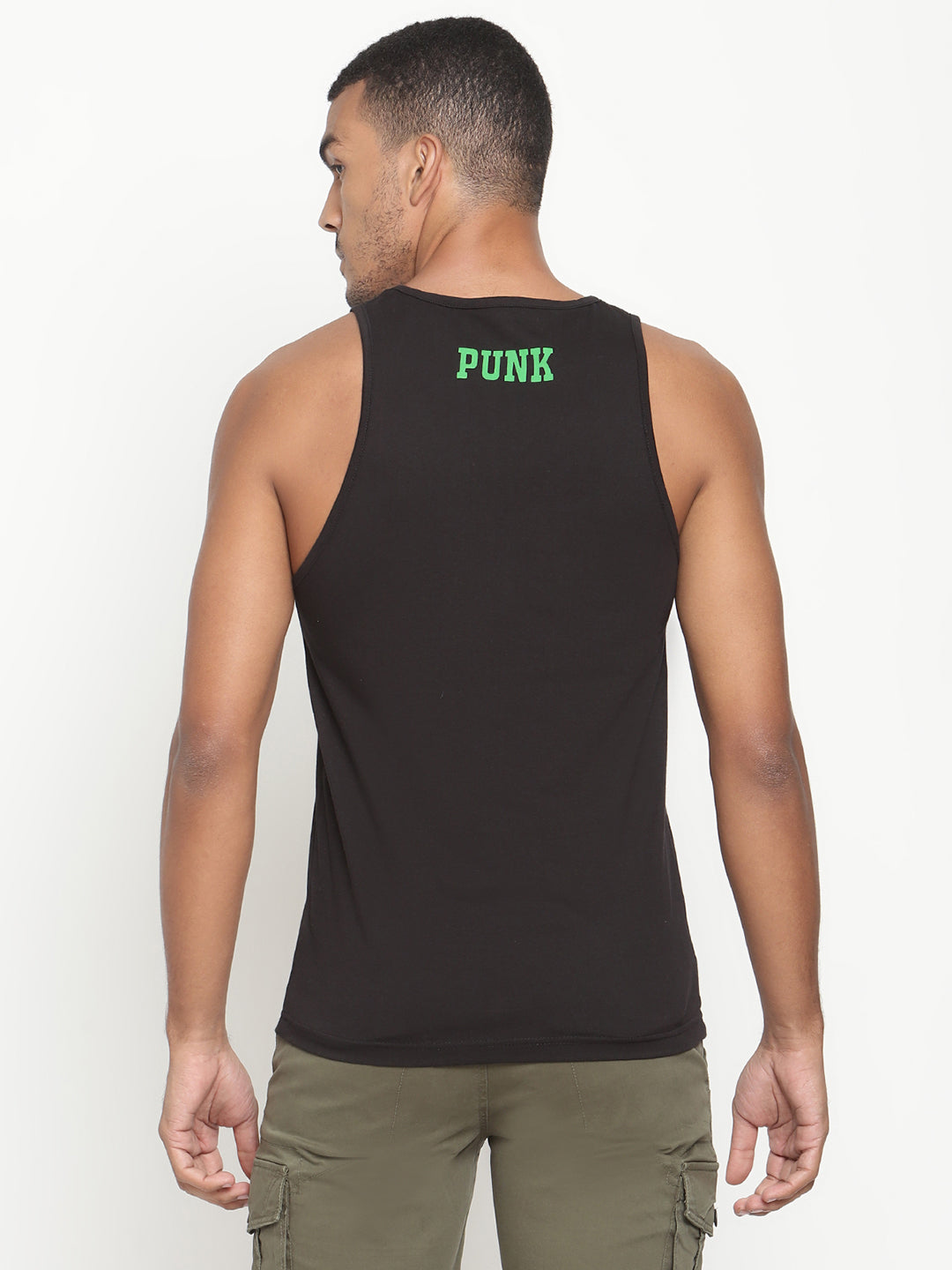 PSY-NEO Black Punk Sleevless T-shirt