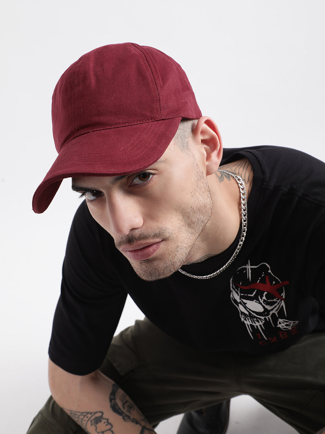 Buy Punk Maroon Essential Cap