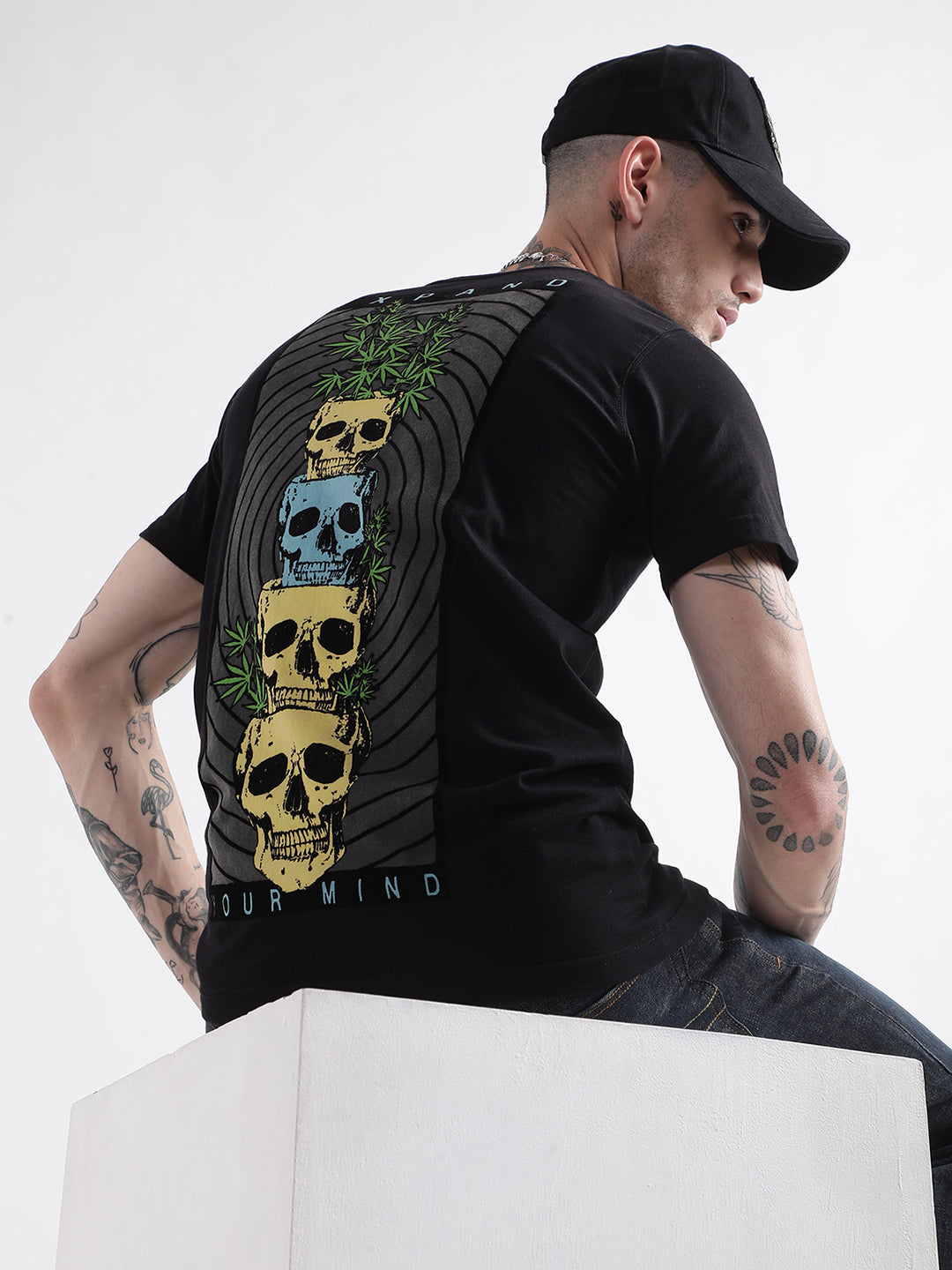 Buy Punk Army Cap Black