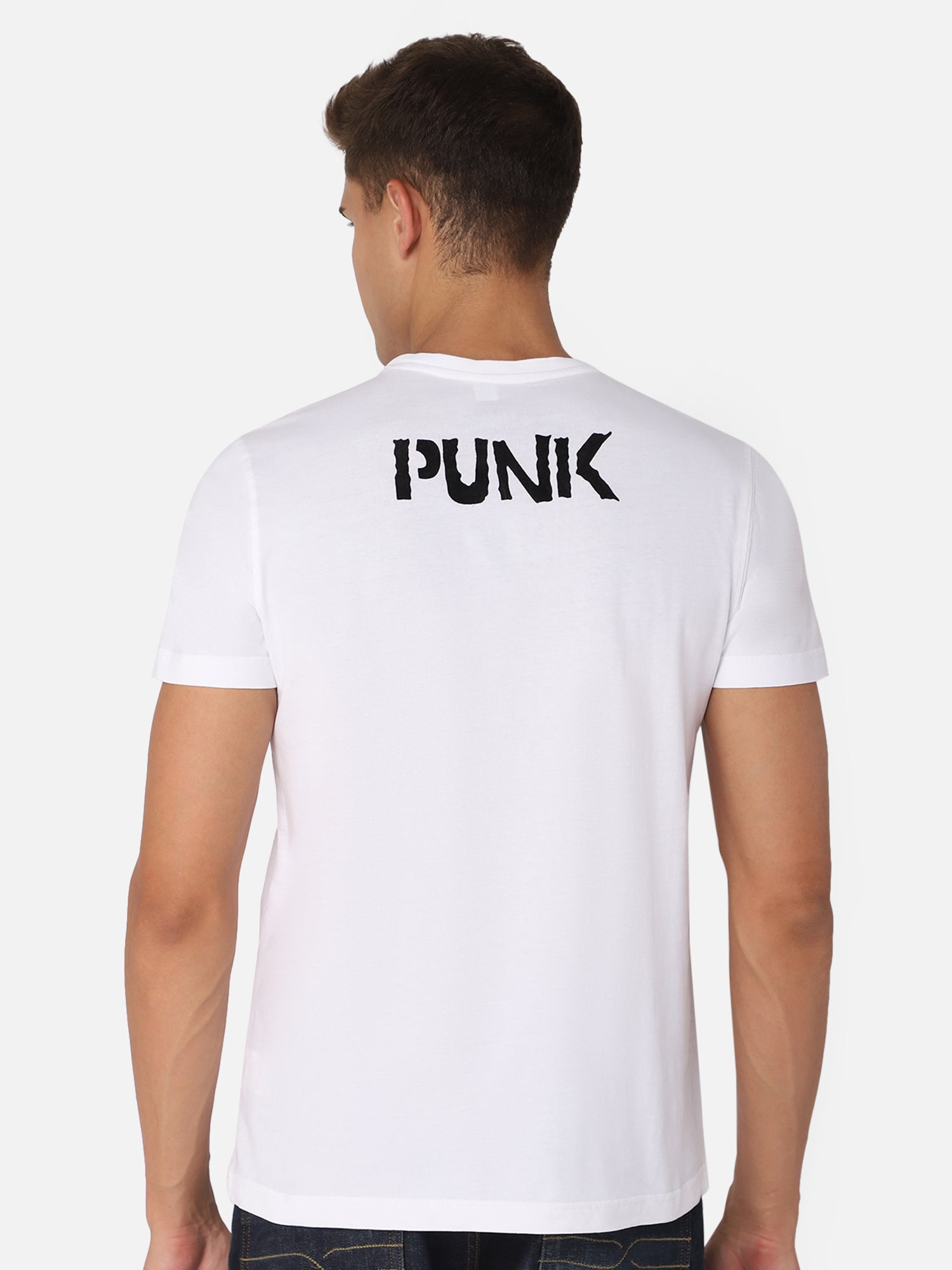 Punk WHO-IS-THE-DADDY White T-shirt
