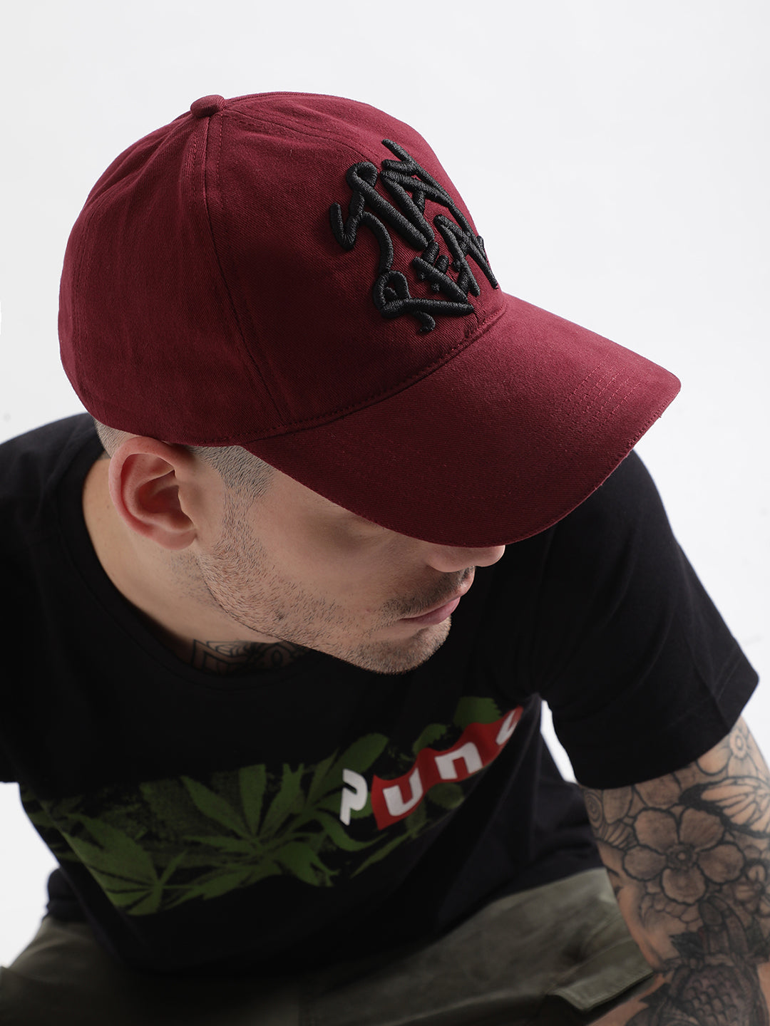Punk Maroon Stay Real Cap