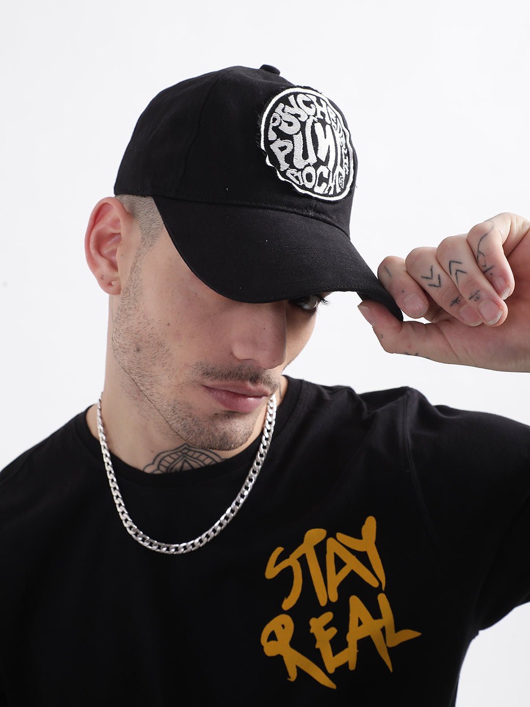 Punk Psychedelic Black Cap