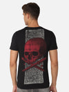 Punk NAZCA-SKULL Black T-shirt