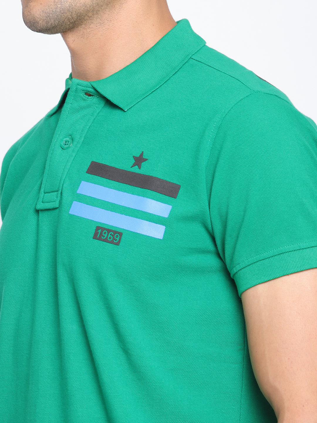 Punk Polo Green T-Shirt