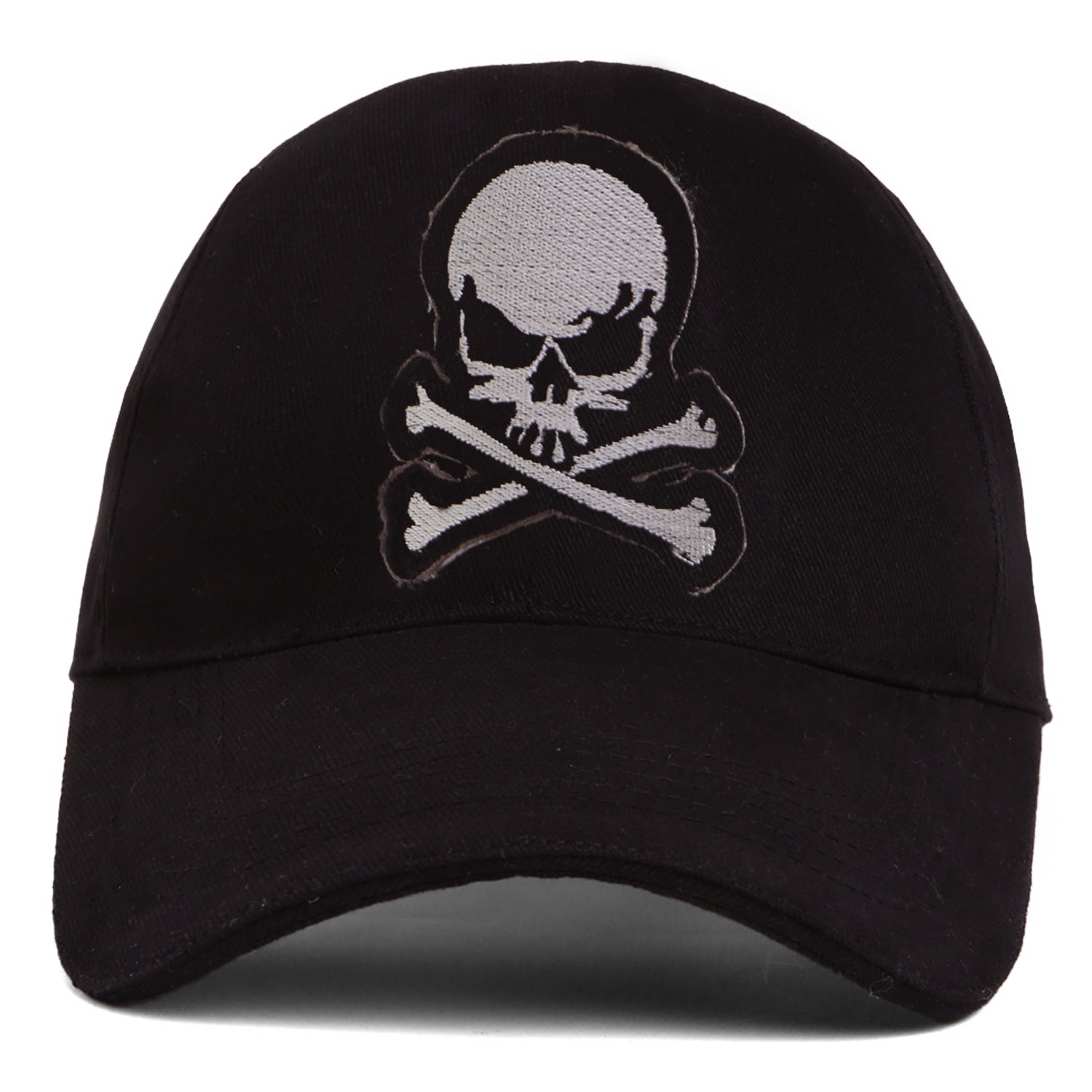 Punk Skull & Bones Black Cap