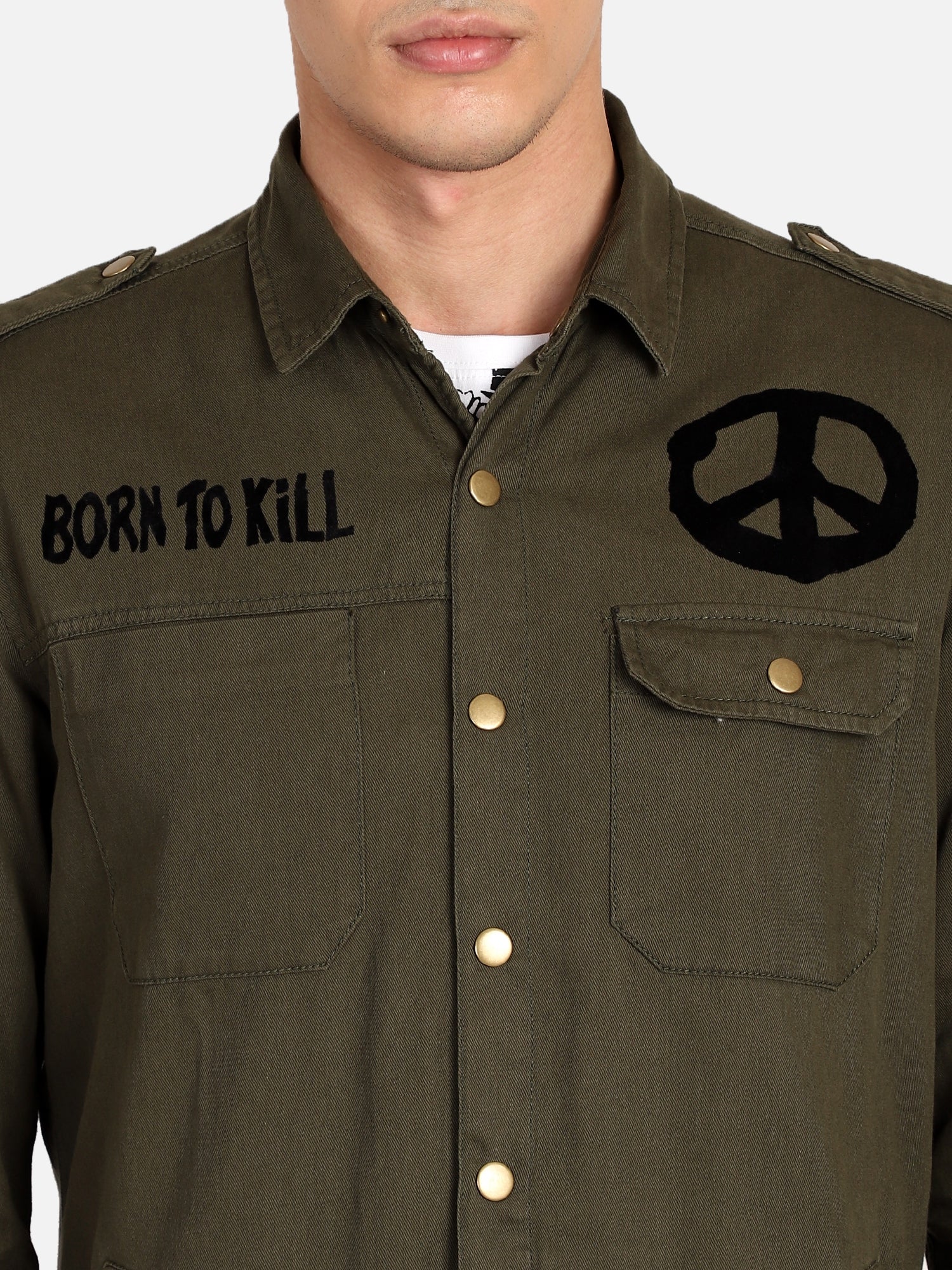 Punk Shirt Born-To-Kill