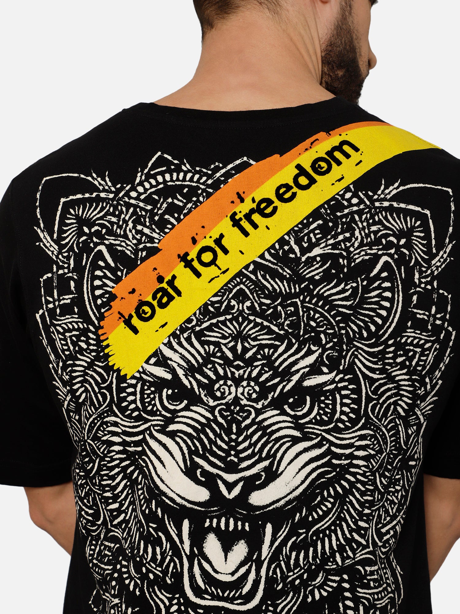 Punk Roar For Freedom Oversized Tshirt